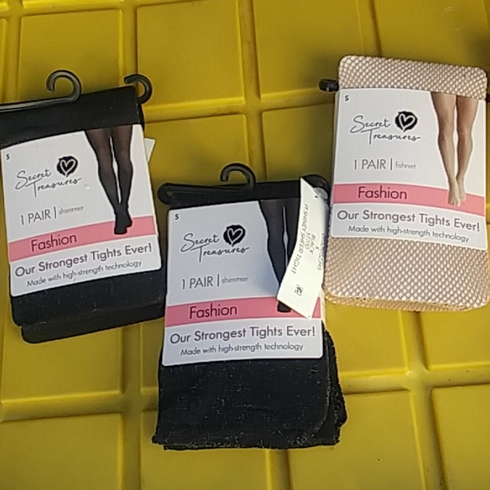 3 small pairs fashion tights